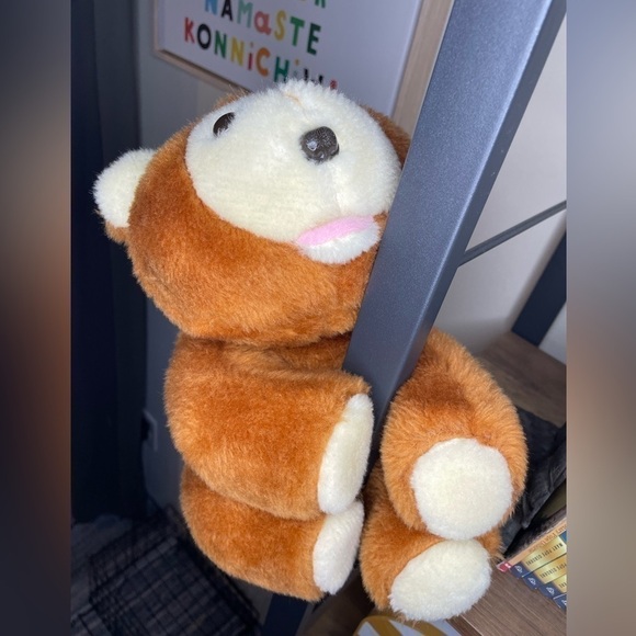 Vintage 1979 Romper Room Huggy Bear Plush Arm Hugger Teddy Retro Stuffed Animal - Picture 8 of 11